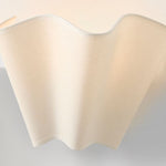 Load image into Gallery viewer, Oslan Modern Plug-In Sconce - Scalloped Ivory Linen Shade Wall Lamp
