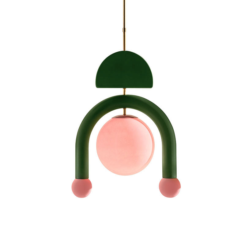 Lampa wisząca Eirene ze szkła