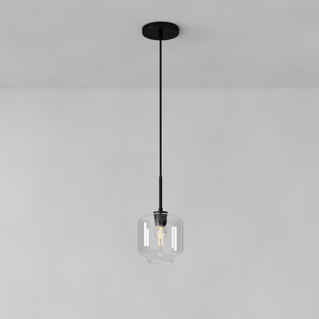 Lumivelle Pebble Pendant Light - Adjustable Glass Shade - Modern Lighting