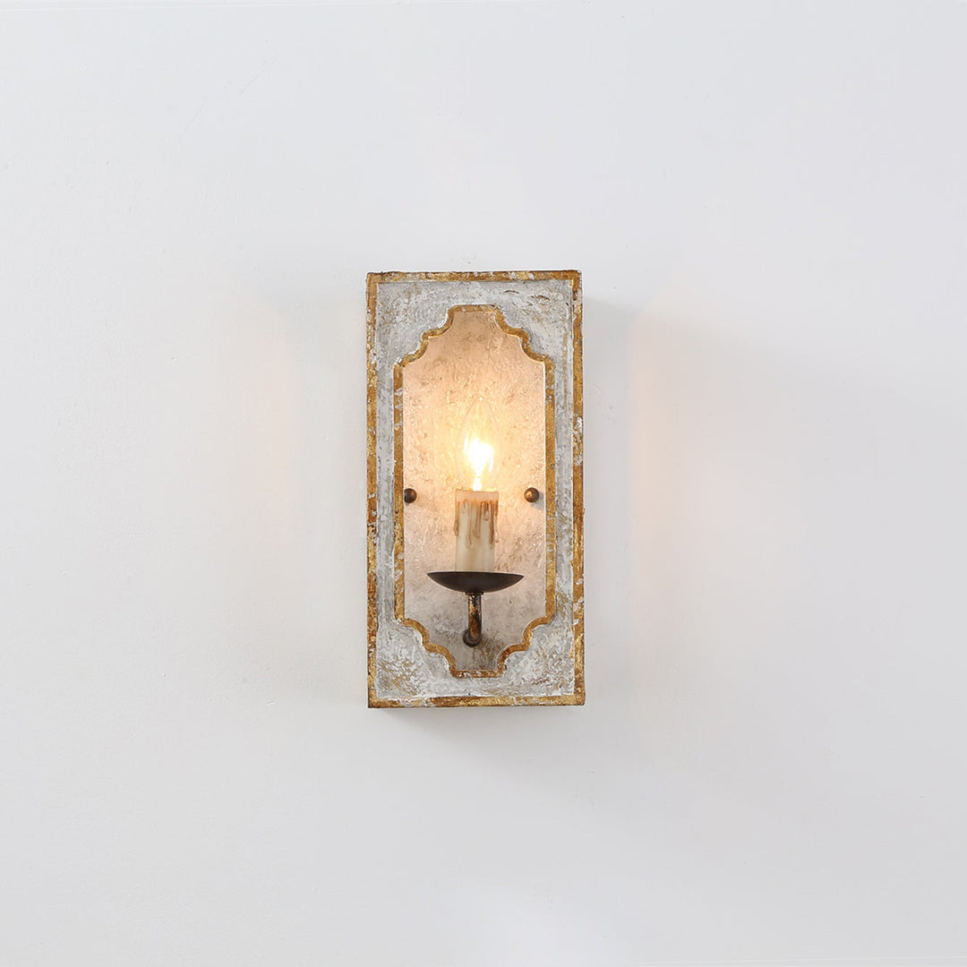 Boho Rustikale Würfel-Wandleuchte