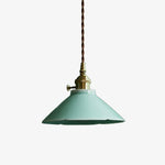 Cargar imagen en el visor de la Galería, Plum Green Ceramic Pendant Light