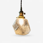 Afbeelding laden in galerijweergave, Clear glass with antique brass finish