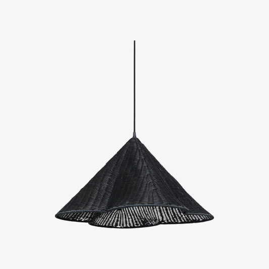 Wickara Natuurlijke Rotan Geweven Hanglamp – Boho-Chic Hanglamp voor Woon- en Eetkamer