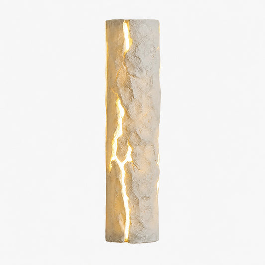 sku white resin crack wall light
