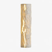 sku white resin crack wall light