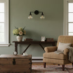 Load image into Gallery viewer, Lumio Globe Glass Globe Vanity Light - Modern Two Light Bathroom Sconce
