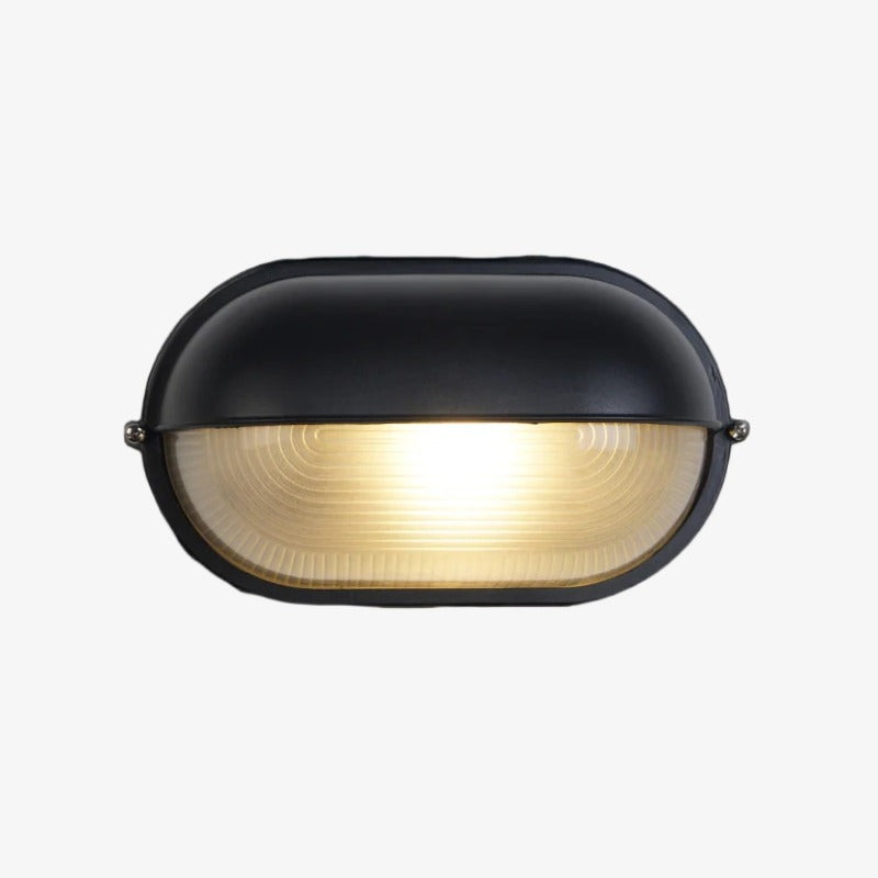 Docka Industrial Outdoor Wall Lamp – Retro Minimalist Wall Light for Garden and Entryway Use