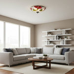 Afbeelding laden in galerijweergave, TF Botanica Bloemen Glas Plafond- en Hangverlichting - Kunstglas Stijl Armatuur voor Kamers