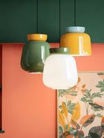 Load image into Gallery viewer, Fiesta Colorful Bowl Shaped Nordic Ceramic Pendant Lamp

