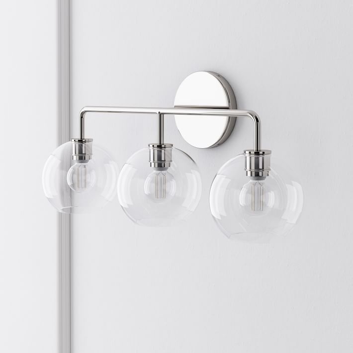 Selvion Artistic Globe Sconce Light - Handcrafted Glass Sculptural Wall Fixture