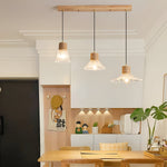 Load image into Gallery viewer, Nordic Hemp Rope Glass Pendant Light
