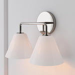 Load image into Gallery viewer, Conica Cone Wall Sconce - 1, 2, 3-Light Modern Glass Lighting

