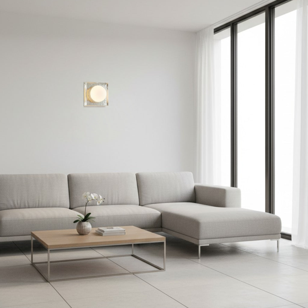 Vellaro Wandleuchte Glas- und Metalldesign – Zeitloser Stil für Küchen- und Bürobeleuchtung