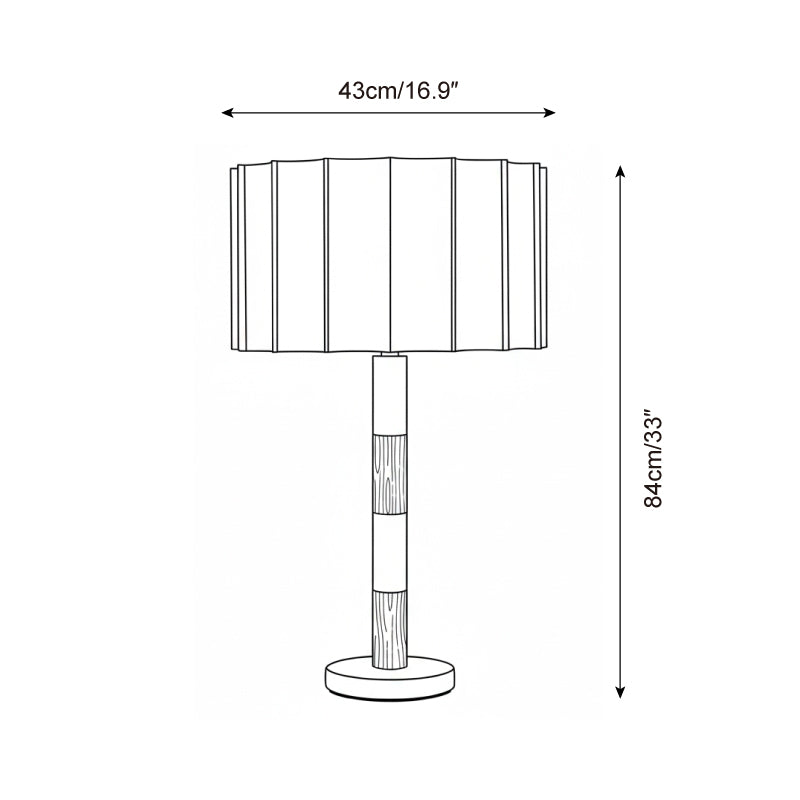Falten Grove Tischlampe