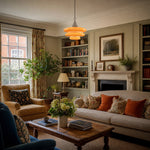Bild in die Galerieansicht laden, Orange Layered Glass Pendant Light