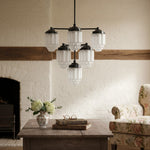 Load image into Gallery viewer, Tierlux Glass Multi-Tiered Glass Modern Pendant for Living &amp; Dining
