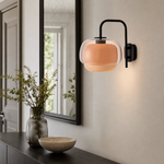 Cargar imagen en el visor de la Galería, Lámpara de Pared Clinco de Vidrio Coloreado – Luz de Acento Retro para Interiores