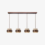 Afbeelding laden in galerijweergave, Aksel Vintage cilindervormige travertijn hanglamp