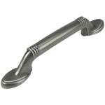 Load image into Gallery viewer, Cosmas Antique Brass Cabinet Pull – Satin Brass Kitchen Handle
