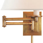 Afbeelding laden in galerijweergave, Arlington linnen kap metalen scharnierende wandlamp