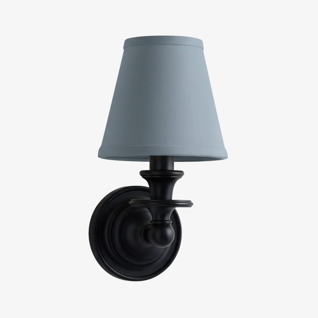 Kalvora Geometric Fabric Wall Lamp for Living Room & Entryway