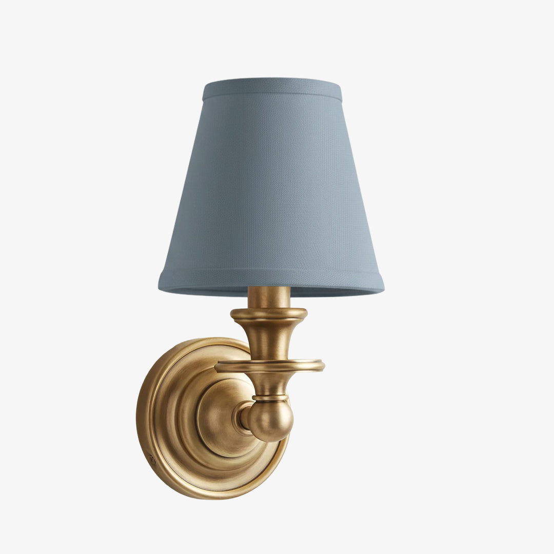 Kalvora Geometric Fabric Wall Lamp for Living Room & Entryway