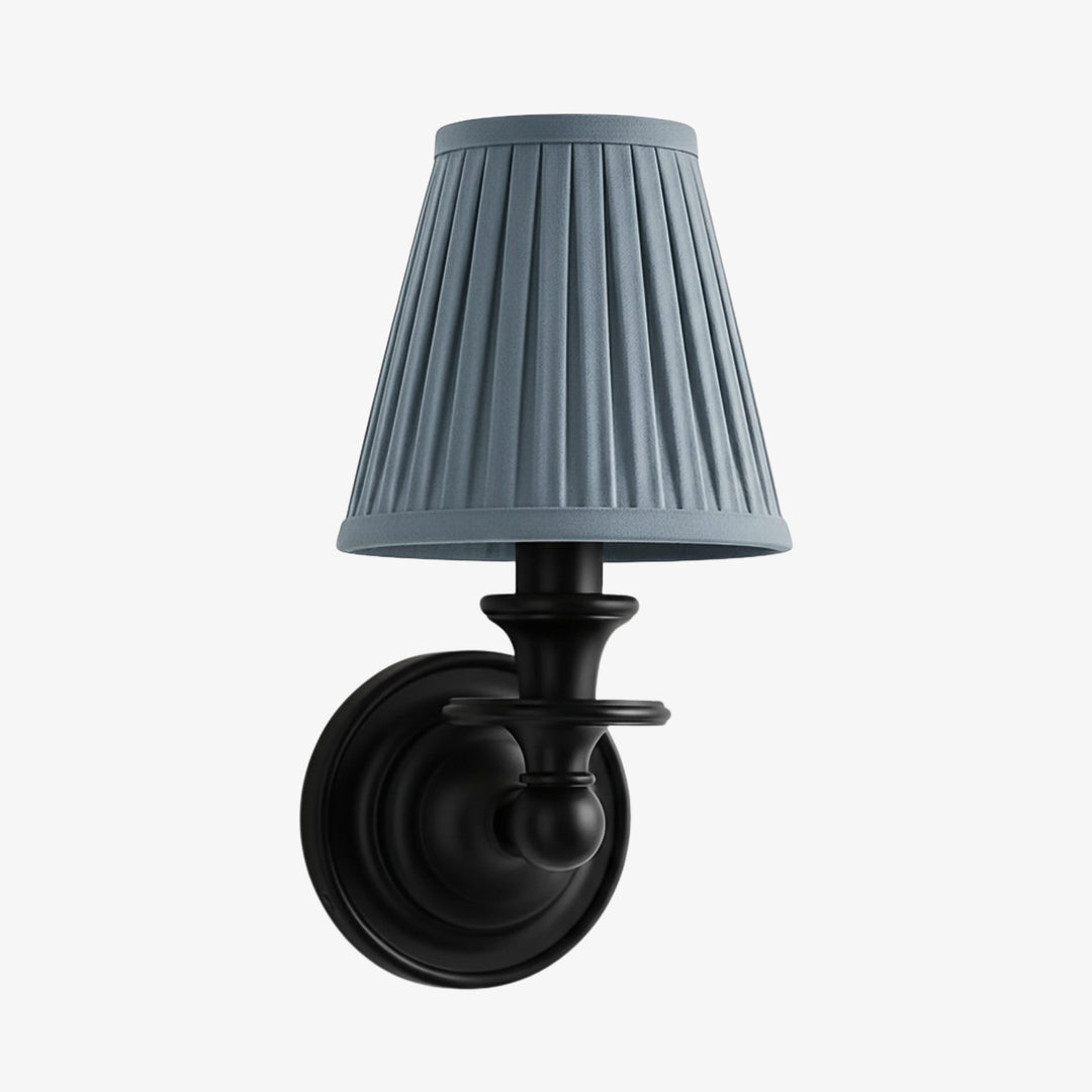 Kalvora Geometric Fabric Wall Lamp for Living Room & Entryway