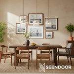 Load image into Gallery viewer, Bravira Ribbed Glass Pendant Light - Elegant Kitchen Island Lamp
