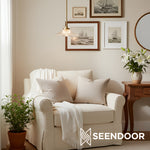 Load image into Gallery viewer, Bravira Ribbed Glass Pendant Light - Elegant Kitchen Island Lamp
