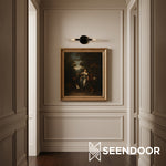 Load image into Gallery viewer, Bravira Ribbed Glass Wall Lamp - Tube Metal Light in Classic Finishes
