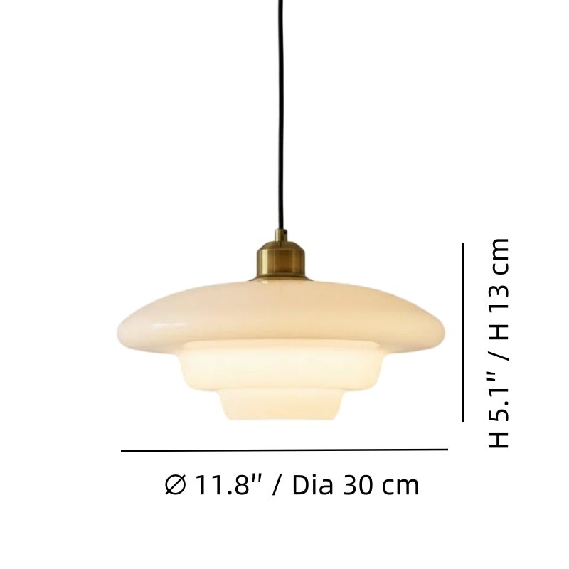 Daphne Moderne Minimalistische Melkglas Hanglamp
