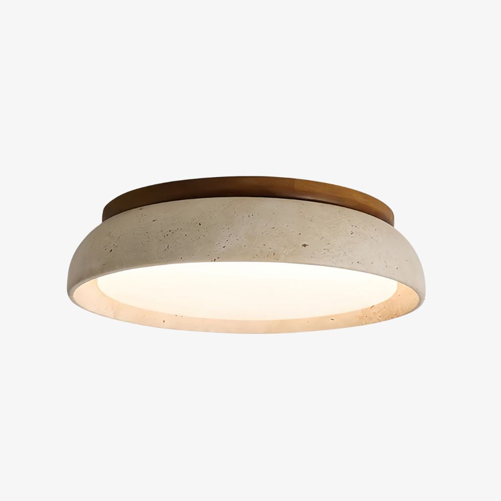 Moderne Scandinavische Travertijn Plafondlamp