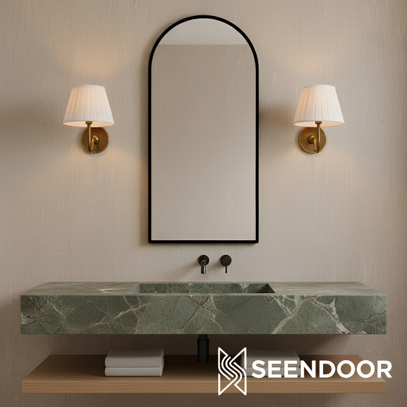 Luvora Textured Fabric Multi-Head Wall Light for Hallway & Bedroom