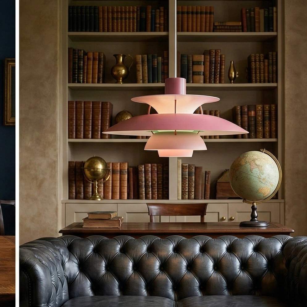 Lampada a sospensione Danish Design – Design nordico scandinavo multicolore per sala da pranzo e soggiorno N38