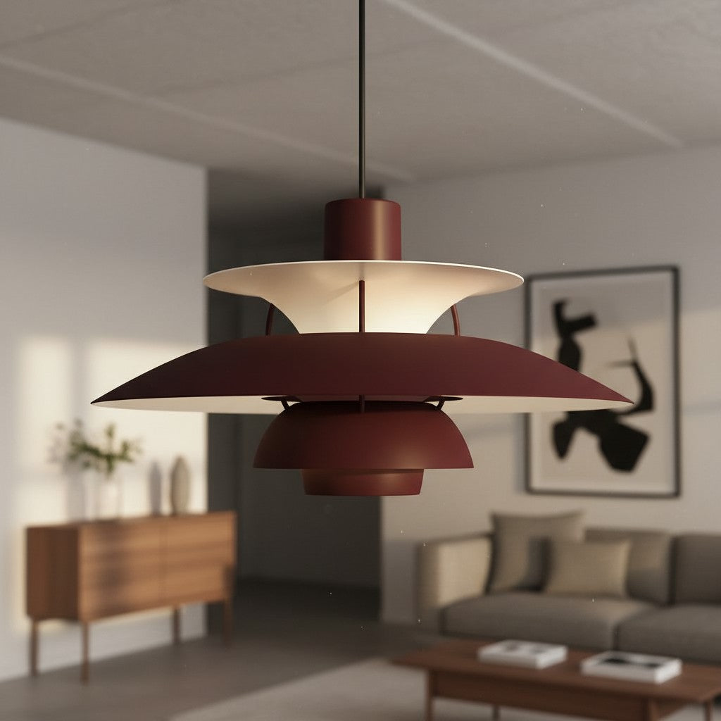 Lampada a sospensione Danish Design – Design nordico scandinavo multicolore per sala da pranzo e soggiorno N38