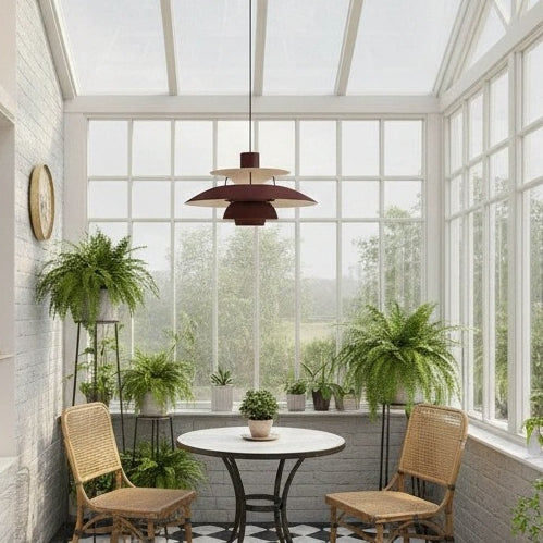 Lampada a sospensione Danish Design – Design nordico scandinavo multicolore per sala da pranzo e soggiorno N38