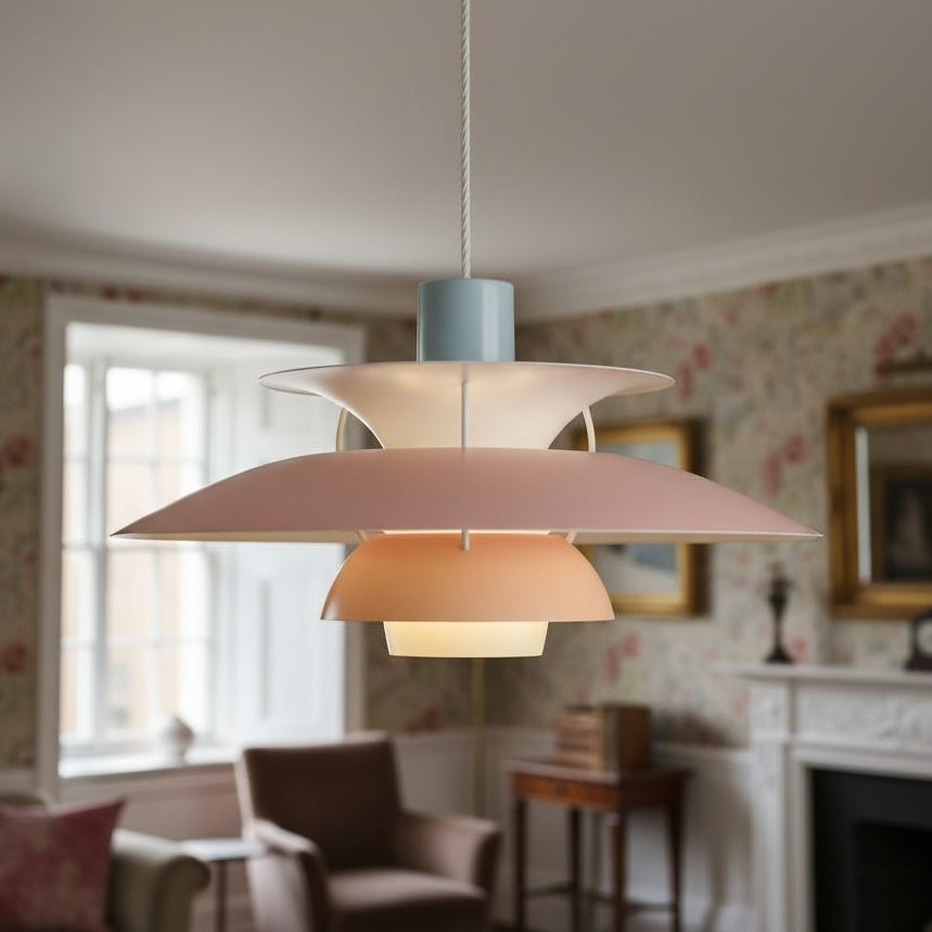 Lampada a sospensione Danish Design – Design nordico scandinavo multicolore per sala da pranzo e soggiorno N38