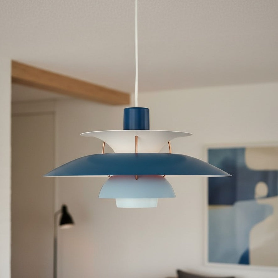 Lampada a sospensione Danish Design – Design nordico scandinavo multicolore per sala da pranzo e soggiorno N38