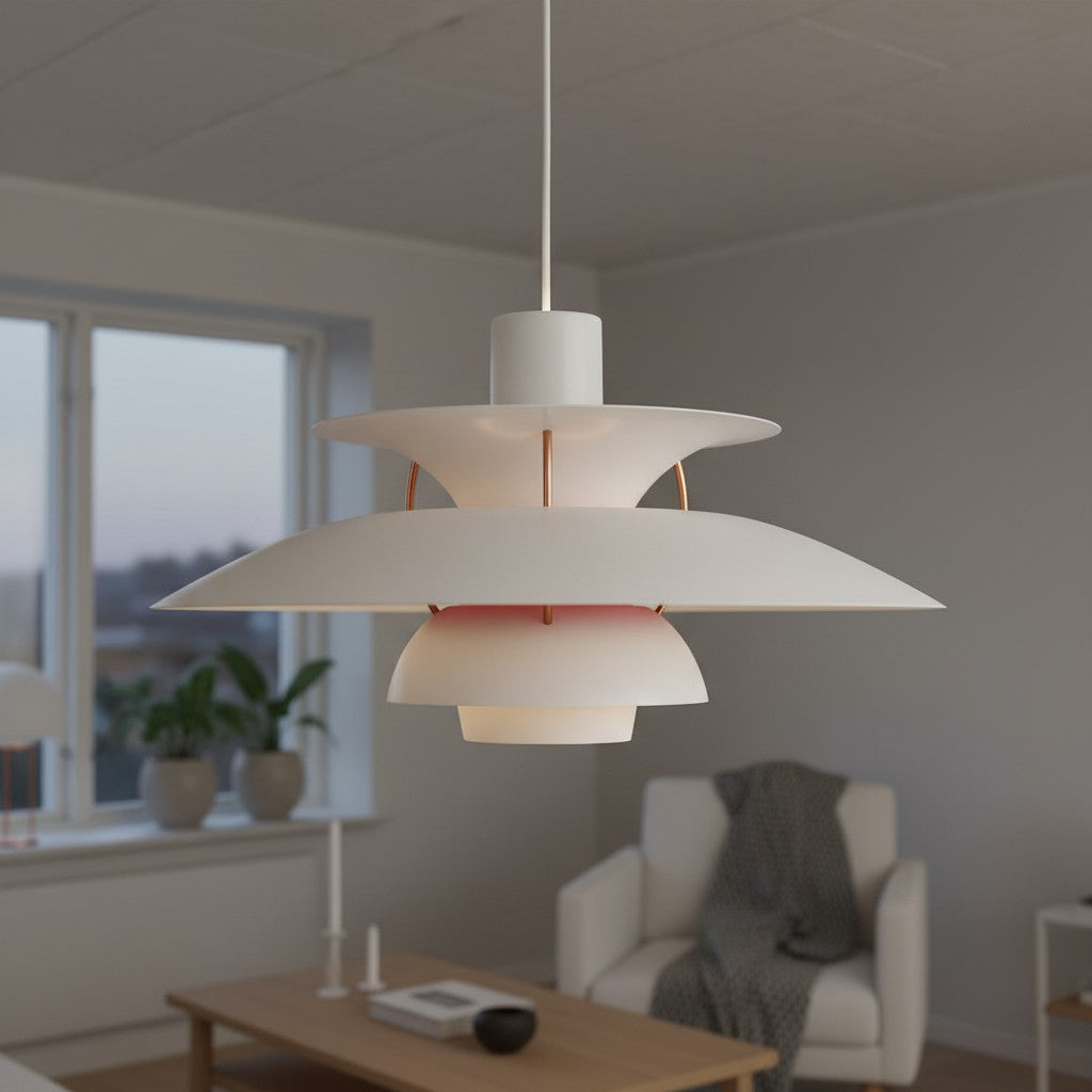 Lampada a sospensione Danish Design – Design nordico scandinavo multicolore per sala da pranzo e soggiorno N38