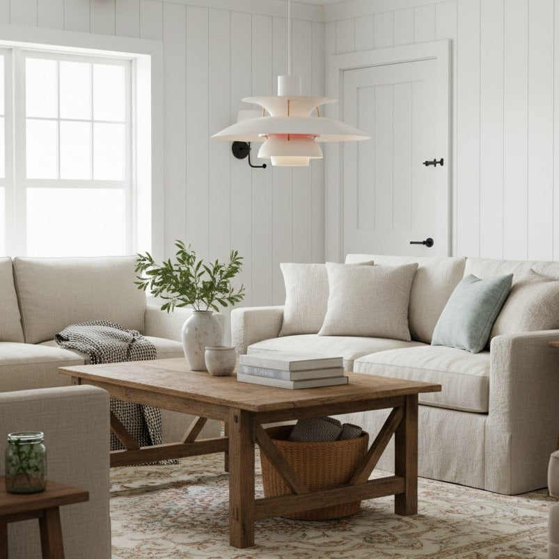 Lampada a sospensione Danish Design – Design nordico scandinavo multicolore per sala da pranzo e soggiorno N38