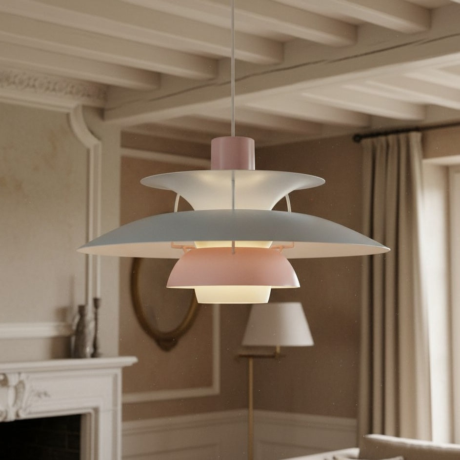 Lampada a sospensione Danish Design – Design nordico scandinavo multicolore per sala da pranzo e soggiorno N38