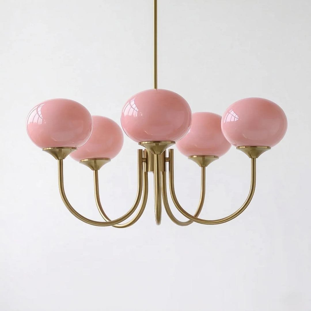 Candelabro Moderno Marshmallow de Vidrio