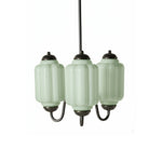Load image into Gallery viewer, Eloise Vintage Glass Chandelier - Milk Glass Home Accent
