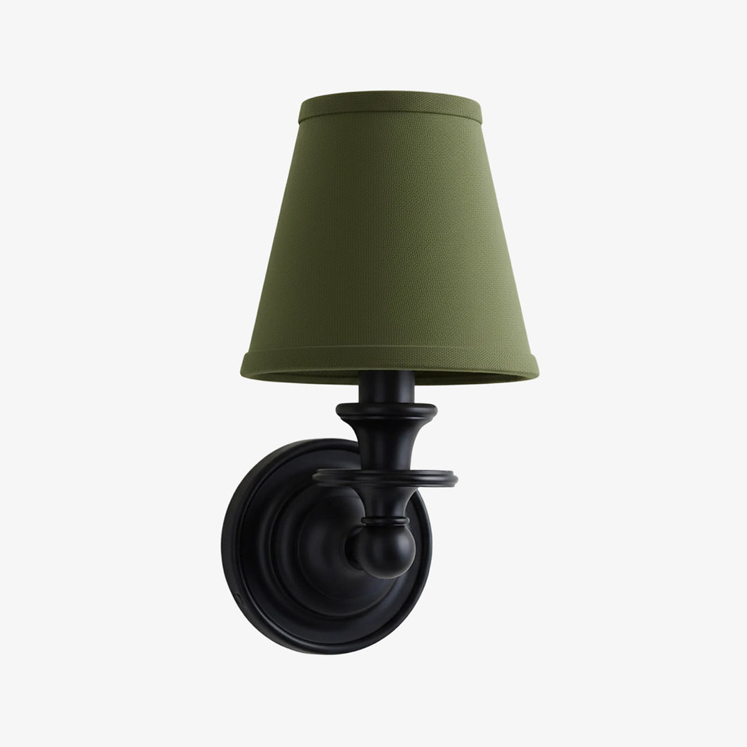 Kalvora Geometric Fabric Wall Lamp for Living Room & Entryway