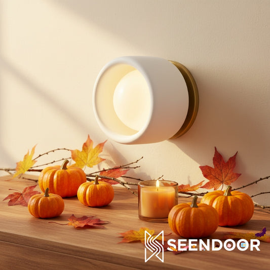 Aplique Moderno de Porcelana Marfil Cerova – Luz de Pared Orgánica y Suave