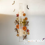 Load image into Gallery viewer, Rivora Double-Short Fluted Glass Modern Wall Light – Twin Bar Accent for Hallway &amp; Patio
