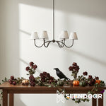 Load image into Gallery viewer, Luvora Multi-Shade Modern Chandelier for Dining Room &amp; Living Room

