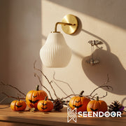 Rivrona Fluted Design Modern Wall Lamp for Entryway & Study