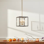 Load image into Gallery viewer, Ferrix Modern Outdoor Lantern Iron Pendant Lamp - Industial Glass Lighting Design
