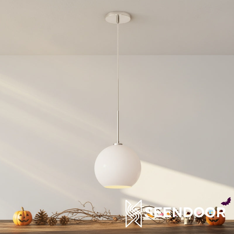 Selvion Sculptural Globe Modern Pendant Light for Kitchen, Bathroom & Entryway